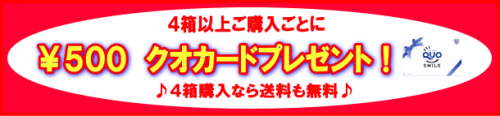 クオカードプレゼント