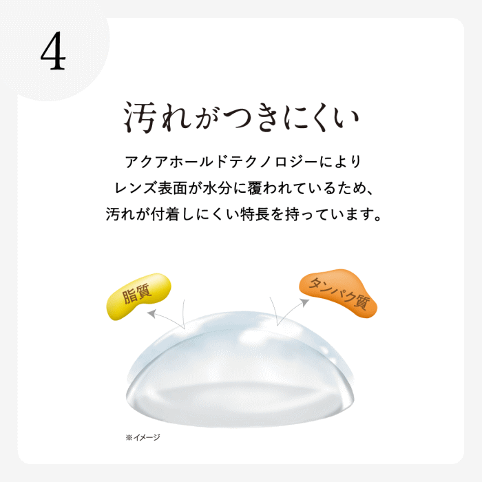 汚れがつきにくい