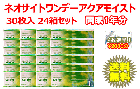 ネオサイトワンデーアクアモイスト 24箱セット