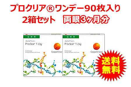 プロクリアワンデー 90枚入２箱セット