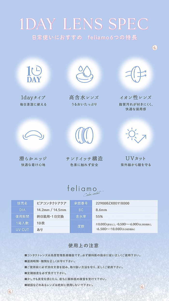 フェリアモの特徴