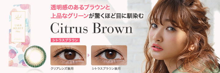 ユーザーセレクト シトラスブラウン