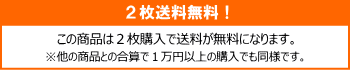 2枚購入で送料無料